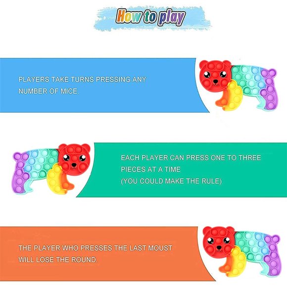 Animal Push Pop Fidget Toys - Picture 4 of 4